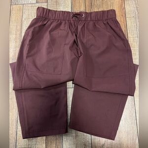Old Navy Red Joggers with Elastic Waistband
